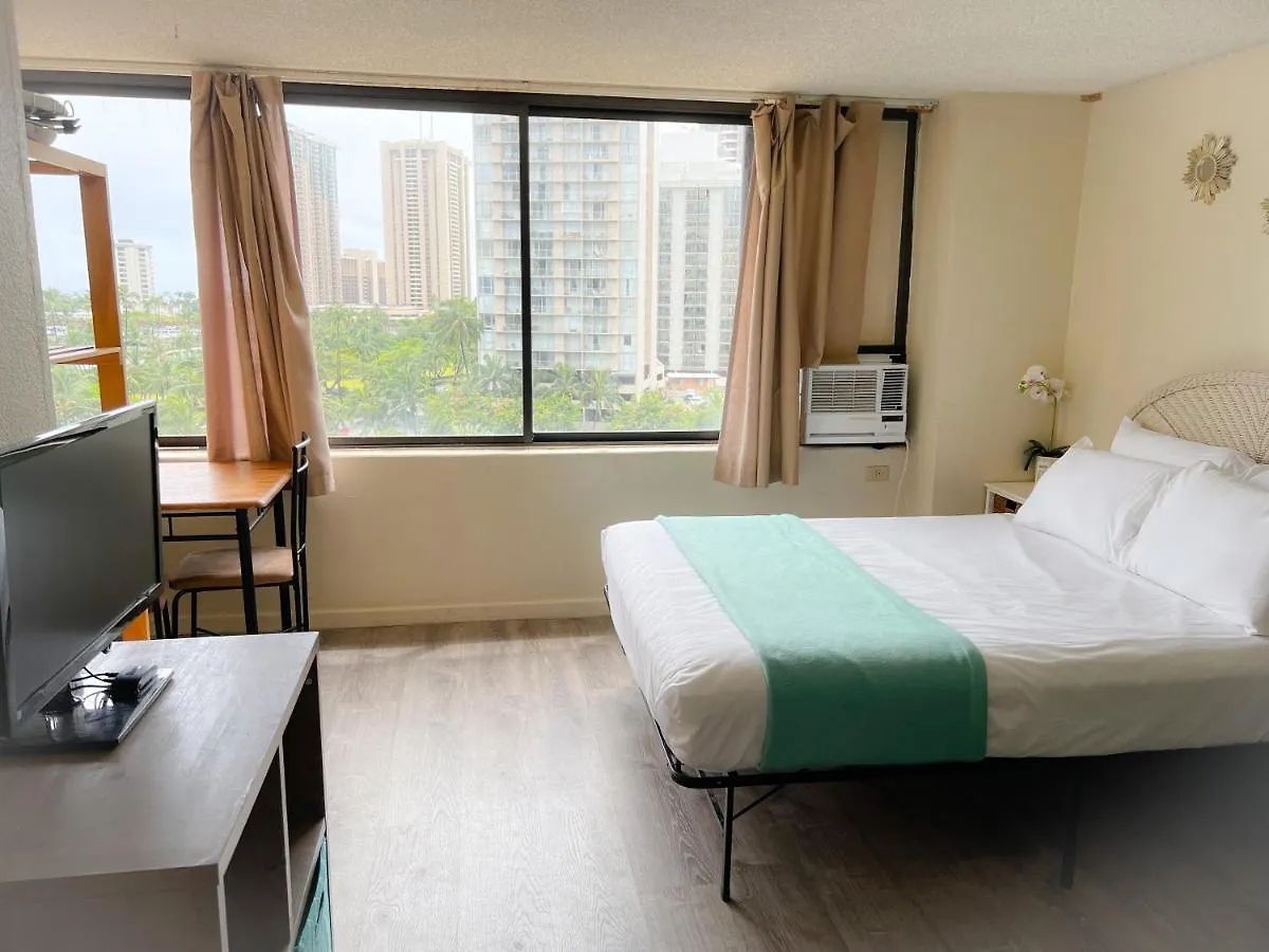 Hawaiian Monarch 1105 Condo 호놀룰루 아파트
